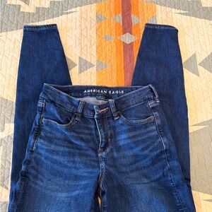 American Eagle Outfitters Dark Blue Women Jeans